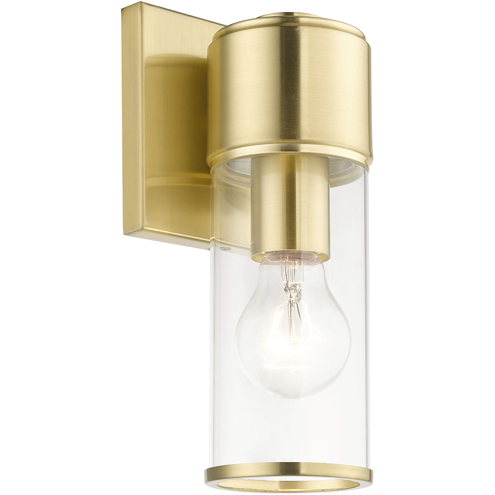 Quincy 1 Light 4.75 inch Satin Brass ADA Wall Sconce Wall Light