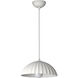 Basilica LED 13.75 inch Chaulk White Single Pendant Ceiling Light