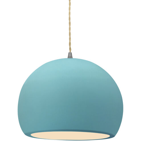 Radiance 1 Light 10 inch Reflecting Pool and Brushed Nickel Pendant Ceiling Light