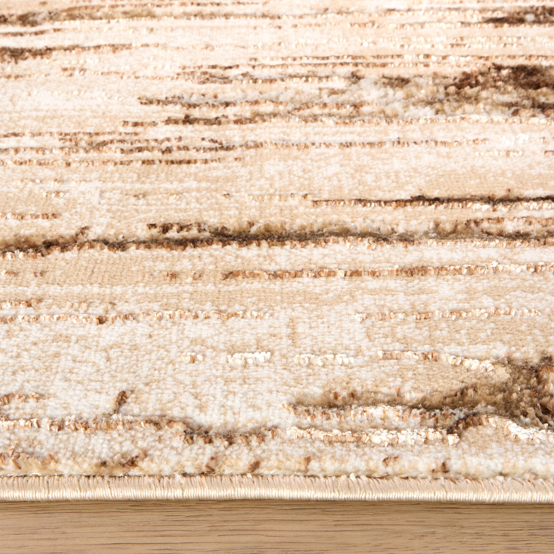 Piave Brown and Beige Indoor Rug