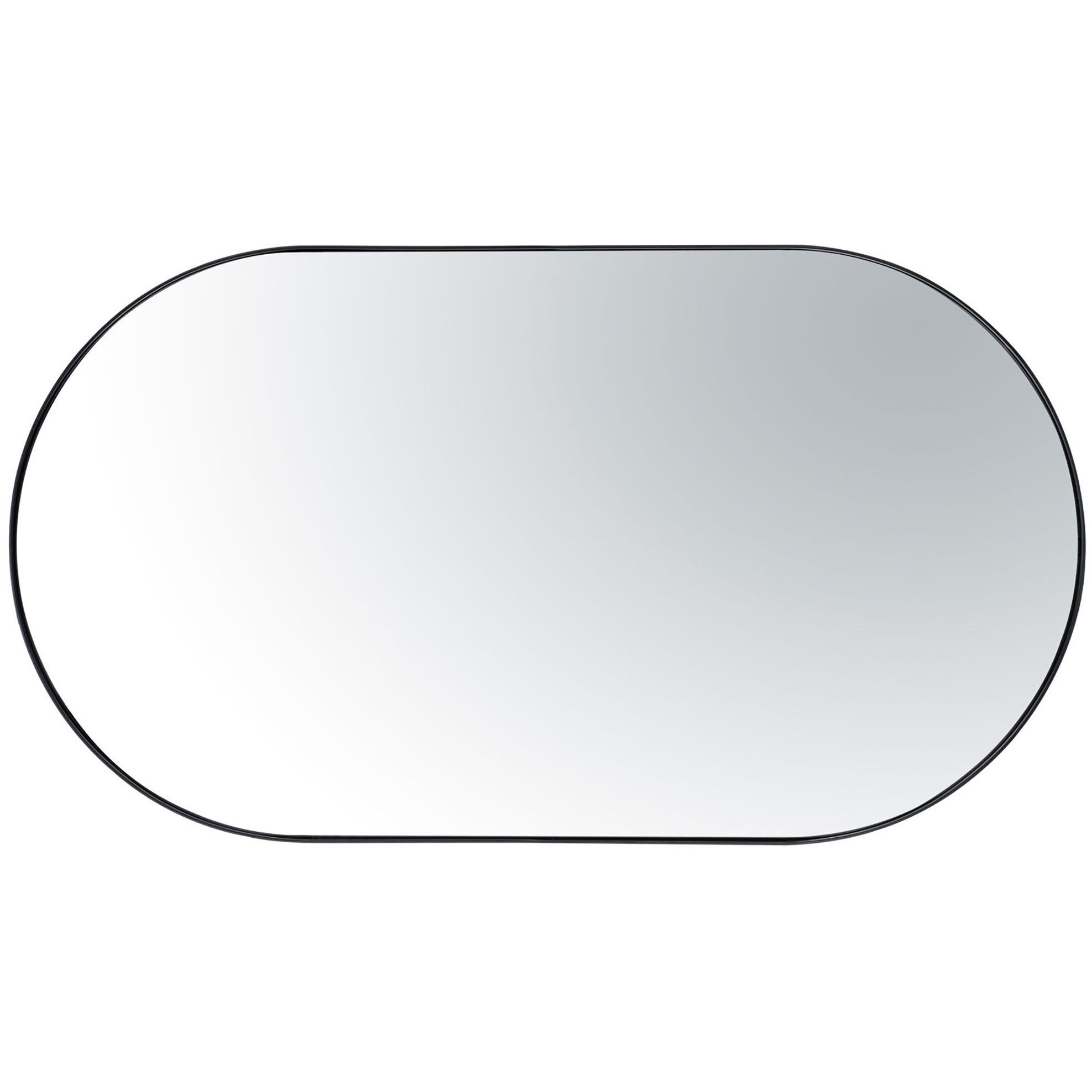 Capsule 40 X 22 inch Black Wall Mirror