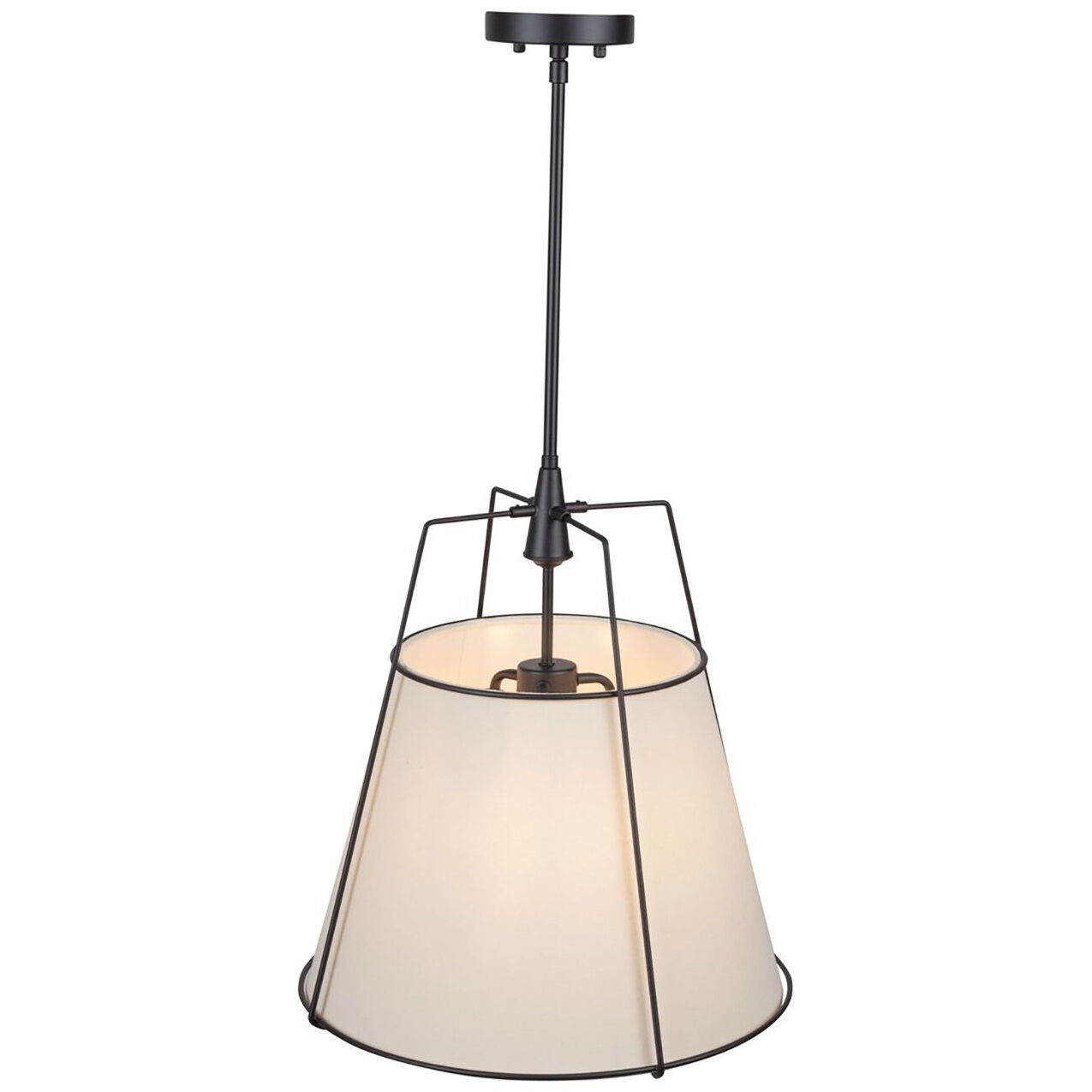 Pullman LED 17 inch Black Pendant Ceiling Light