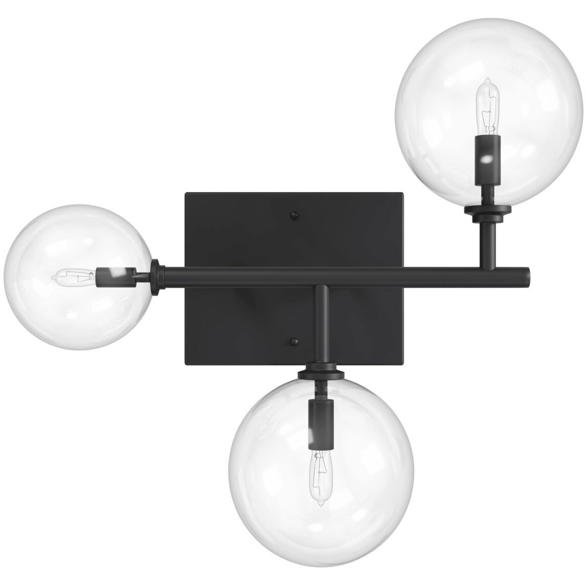 Delilah Wall Sconce Wall Light in Black