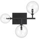 Delilah Wall Sconce Wall Light in Black
