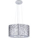 Troy LED 15.75 inch Polished Chrome Multi-Light Pendant Ceiling Light