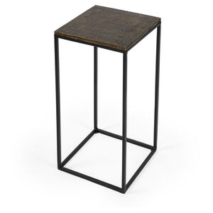 Lacrossa Top Side Table in Gold