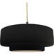 Radiance 1 Light 16.25 inch Carbon Matte Black and Matte Black Pendant Ceiling Light