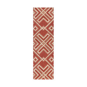 Congo 96 X 27 inch Rust Indoor Runner, Runner