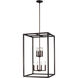 Moffet Street 8 Light 19 inch Bronze Foyer Pendant Ceiling Light, Large