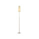 Attendorn 69 inch 100 watt Satin Nickel Floor Lamp Portable Light