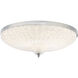 Roma LED 20.13 inch Polished Chrome Flush Mount Ceiling Light, Schonbek Signature