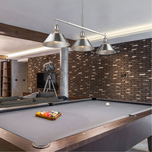 Orwell 3 Light 36 inch Pewter Kitchen Island Light Ceiling Light