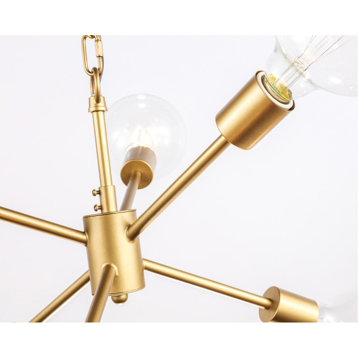 Nolan 6 Light 16 inch Brass Pendant Ceiling Light