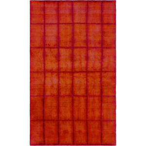 Cruise 36 X 24 inch Orange and Red Area Rug, Wool