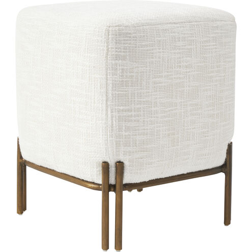 Meline 15 inch Antique Brass Stool