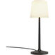 Ella 17.8 inch Matte Black Interior Table Light Portable Light