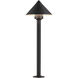 Alumilux Bollard 12 7.00 watt Black Outdoor Pathway Light