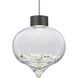 Terra LED Black Cord Pendant Ceiling Light