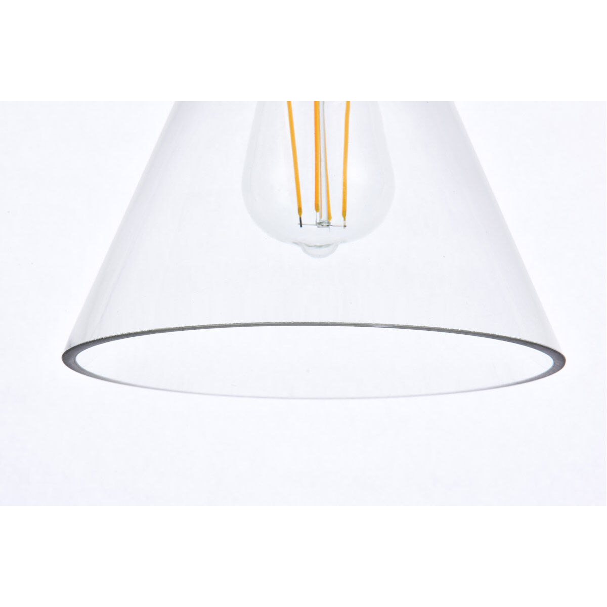 Mera 1 Light 8 inch Black Pendant Ceiling Light