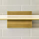 Sean Lavin Span LED 46.8 inch Plated Brass Bath Light Wall Light in LED 90 CRI 3000K 120V, Direct/Indirect, Integrated LED