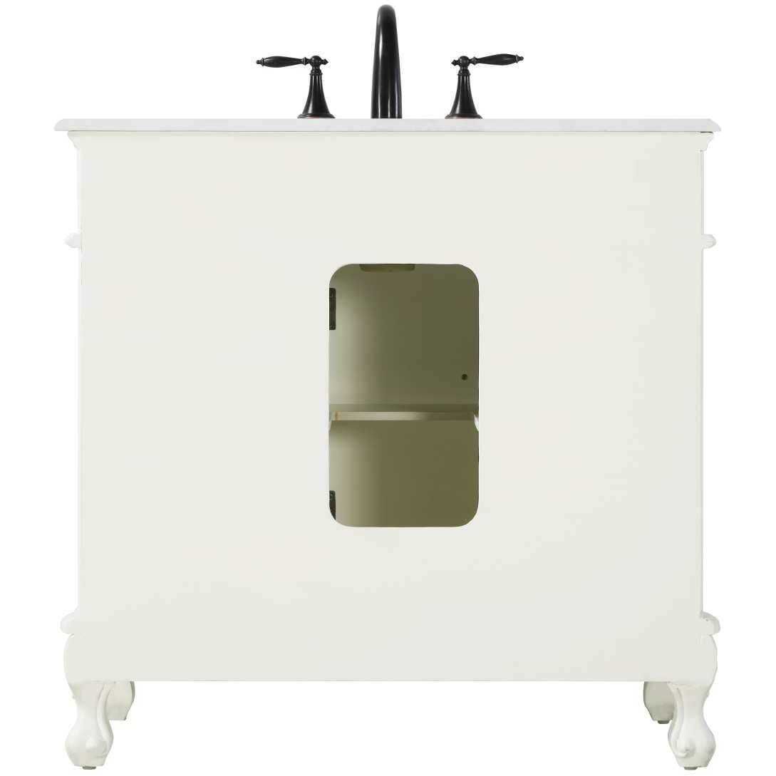 Danville 36 X 36 inch Antique White Bathroom Vanity Cabinet
