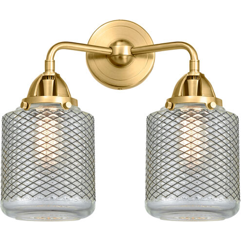 Nouveau 2 Stanton LED 14 inch Satin Gold Bath Vanity Light Wall Light