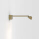 Renoir 0 watt 13.78 inch Matte Brushed Brass Interior Picture Light Wall Light