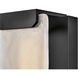 Zayde LED 16 inch Black Outdoor Wall Mount