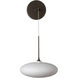Clouds Sconce Wall Light in Dark Smoke