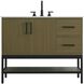 Lennox 42 X 34 inch Chestnut Brown Bathroom Vanity Cabinet