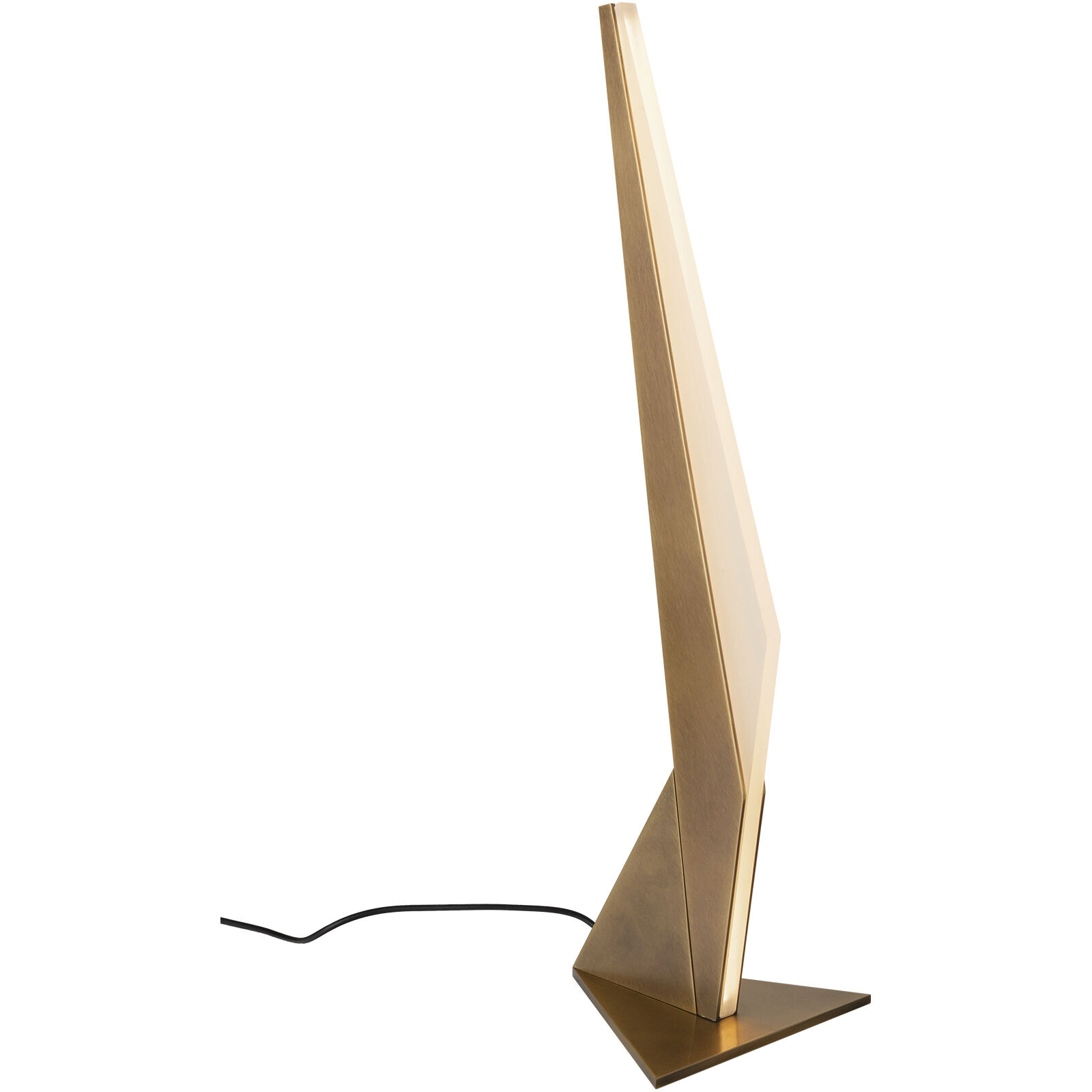 Tachi 22.13 inch 12 watt Vintage Brass Table Lamp Portable Light