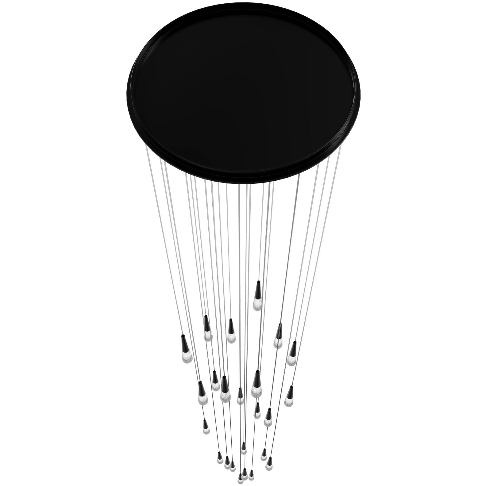 Encino LED 30 inch Gun Metal Multi Port Pendant Ceiling Light