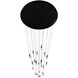 Encino LED 30 inch Gun Metal Multi Port Pendant Ceiling Light