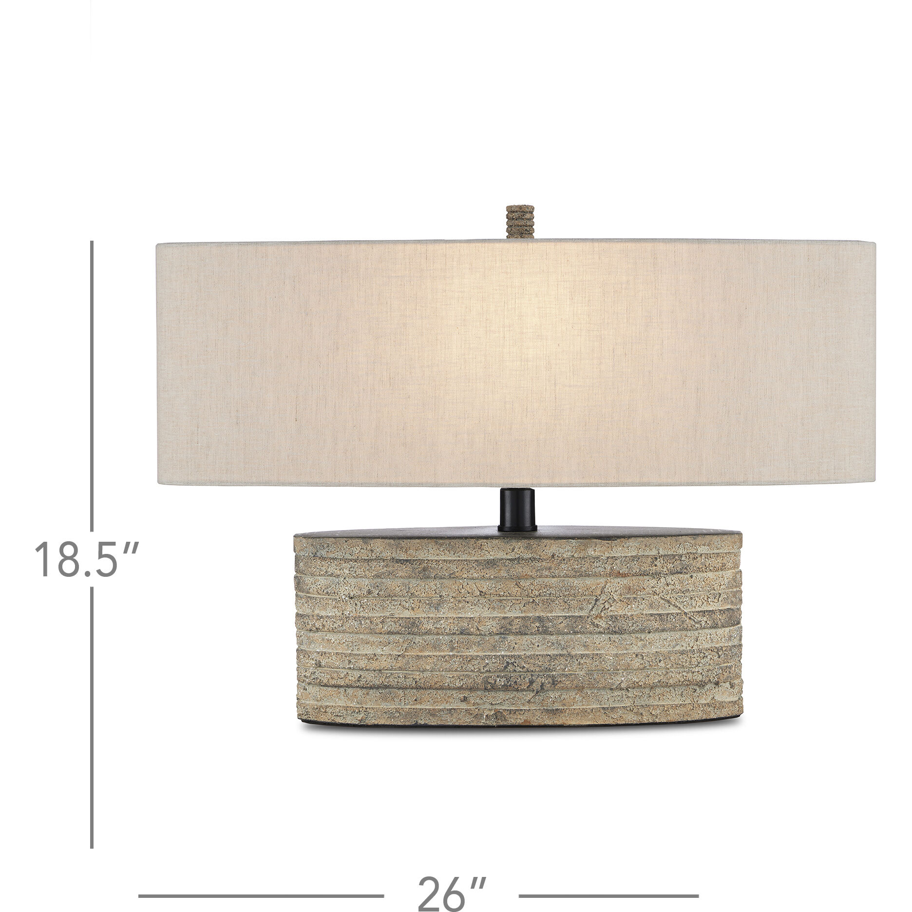 Innkeeper 18.5 inch 100 watt Rustic Table Lamp Portable Light