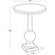 Stowe 24 X 17 inch Clear Accent Table