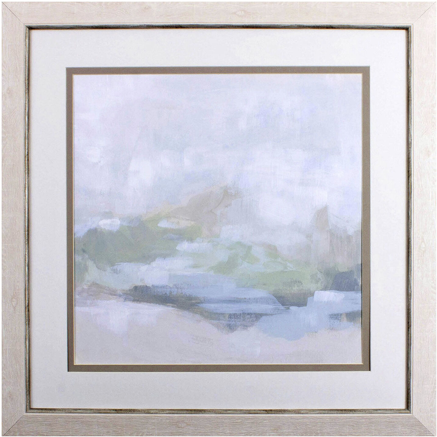 Tonal Horizon Green and Blue and Gray and Neutral Framed Art, Propac