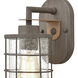 Gilbert 1 Light 8 inch Rusted Coffee with Light Wood Vanity Light Wall Light