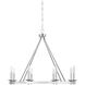 Middleton 8 Light 33 inch Polished Nickel Chandelier Ceiling Light, Essentials