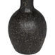 African 26 X 14 inch Black Fiber Cement Side Table