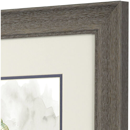 Waterside Blue and Green Framed Art