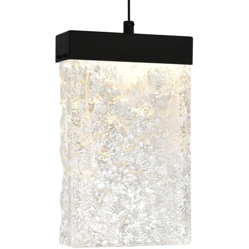 Lava LED 12 inch Black Mini Pendant Ceiling Light