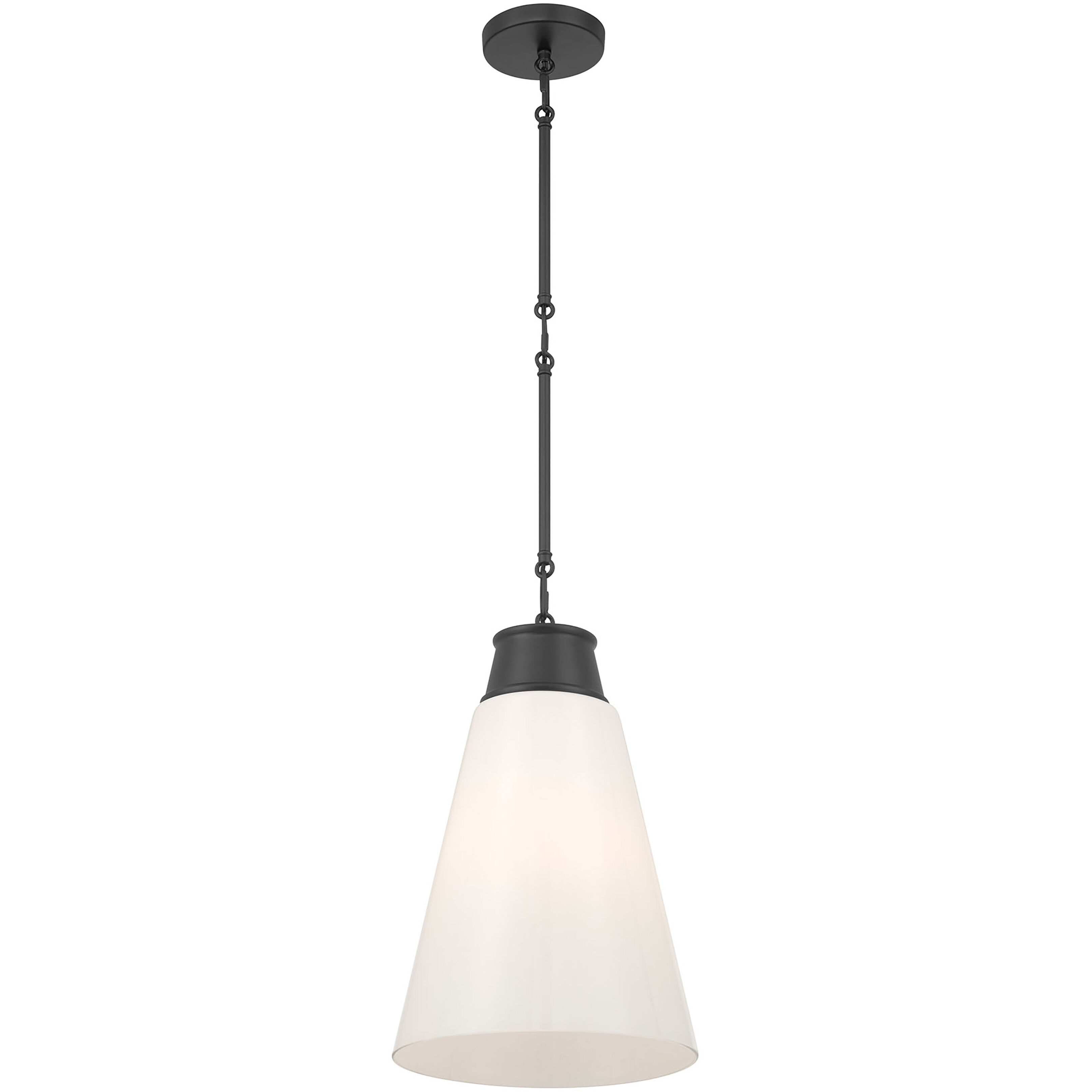Bellaryn 1 Light 11.25 inch Matte Black Pendant Ceiling Light