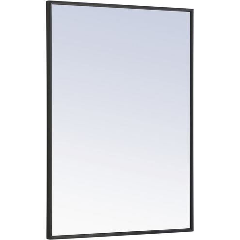 Monet 32 X 24 inch Black Wall Mirror