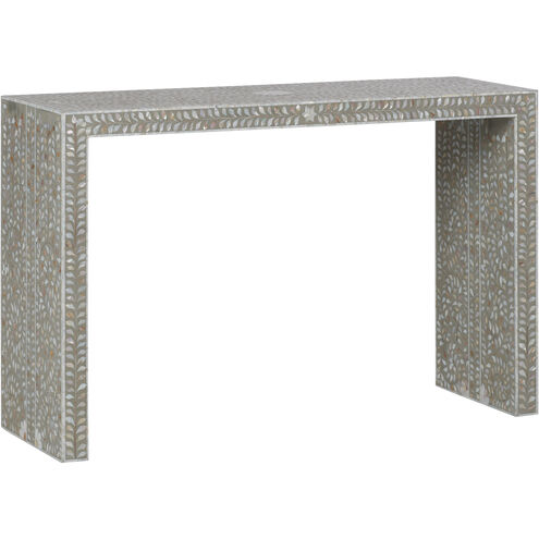 Fusion 47.25 inch Gray and White/Cream Console Table