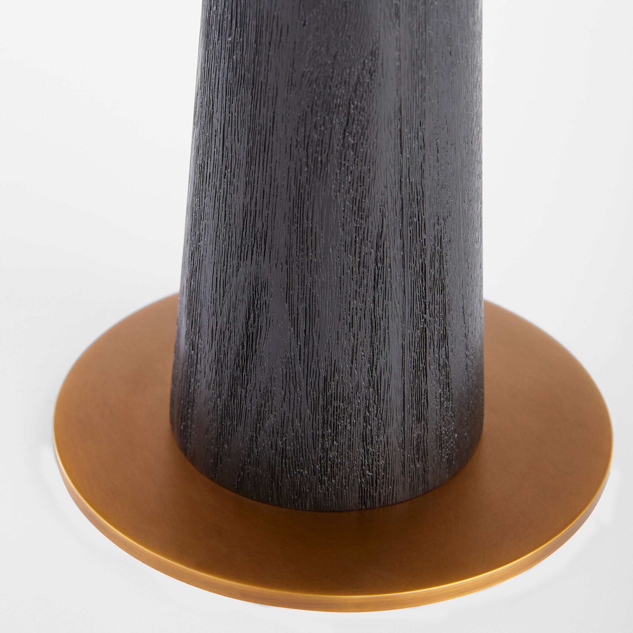 Wright 29.75 inch 150.00 watt Black and Brass Table Lamp Portable Light