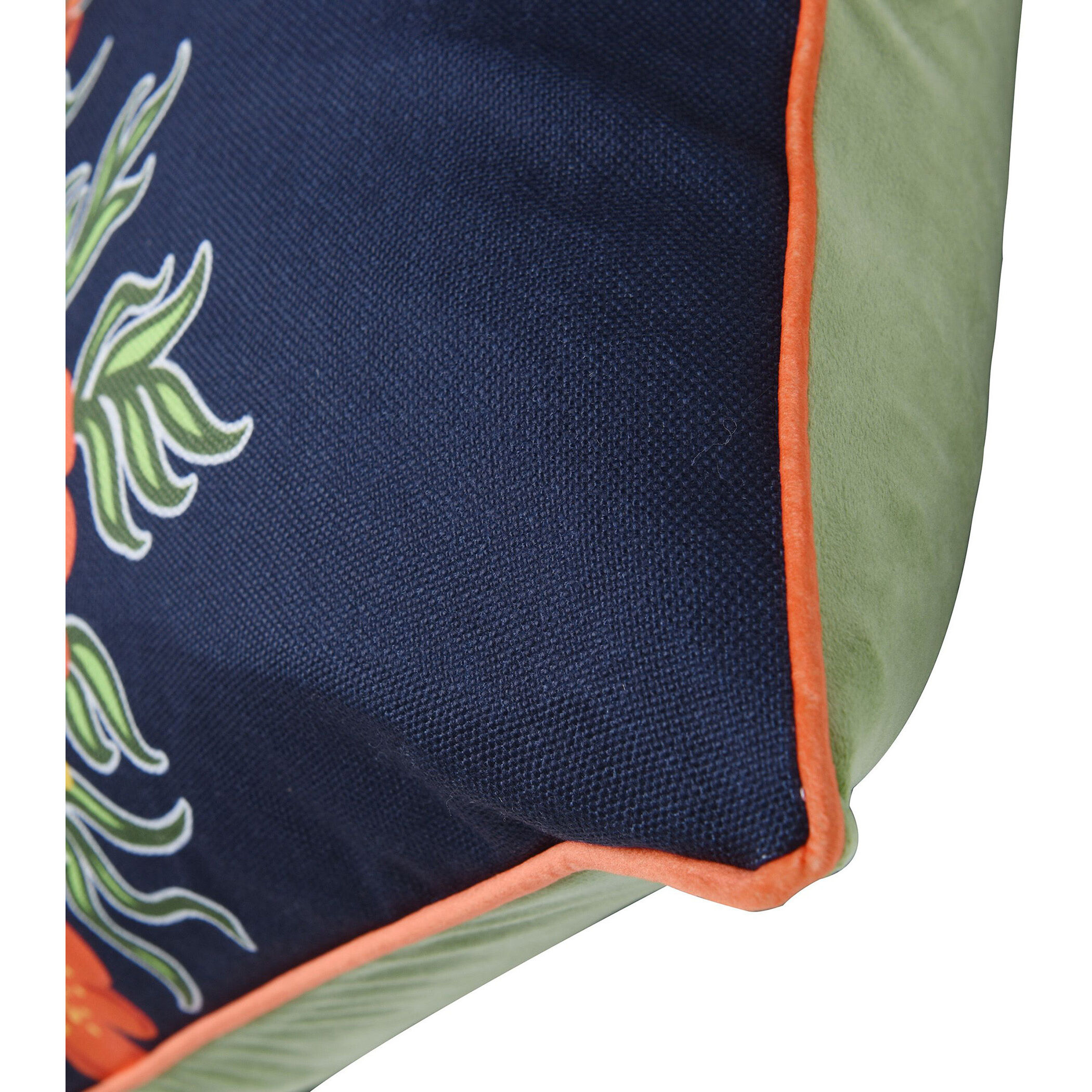 Dann Foley 24 inch Navy Throw Pillow