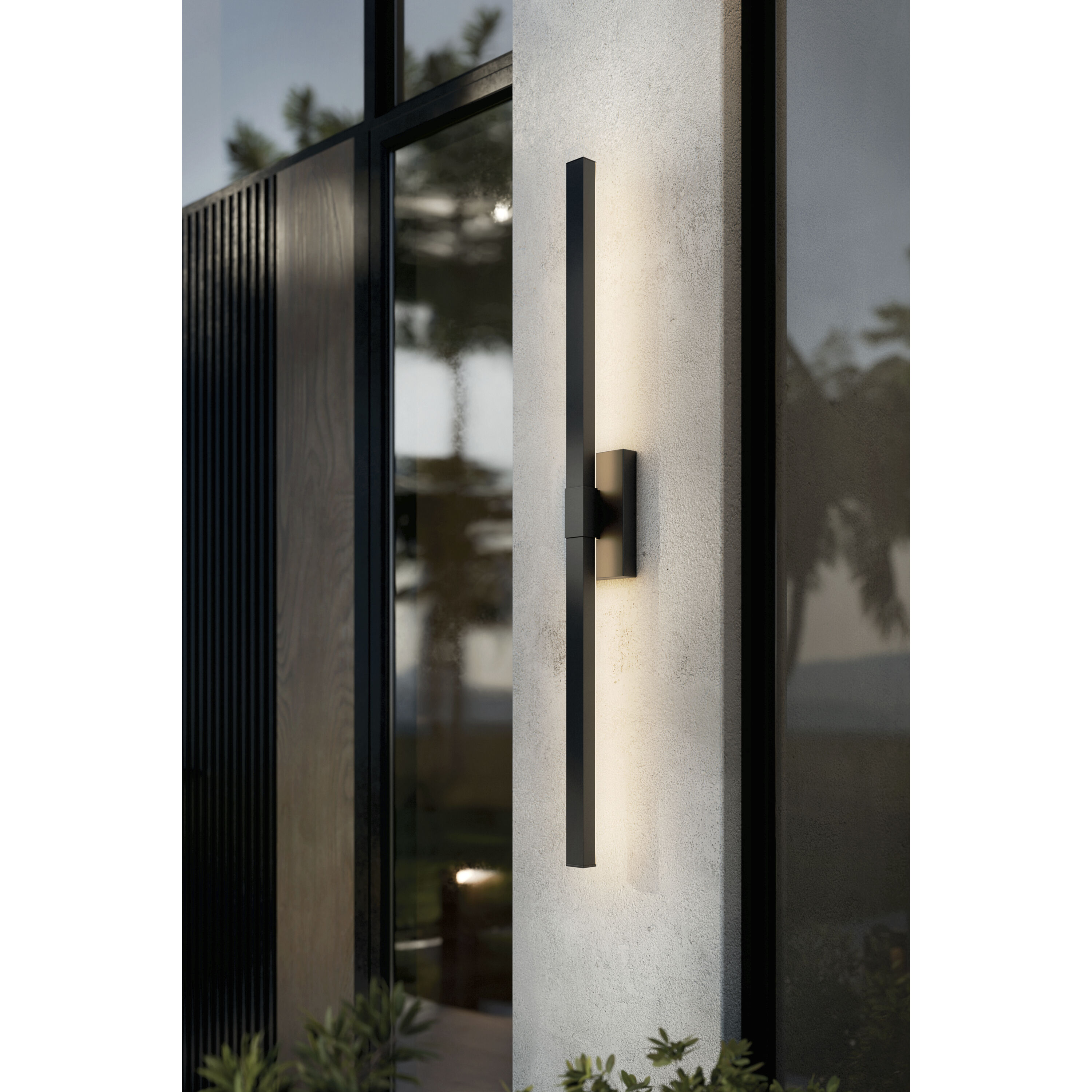 Nocar LED 48 inch Textured Black Outdoor Wall Light
