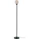 Astra 58.5 inch 5 watt Black RGB Color Changing Floor Lamp Portable Light, Simplee Adesso