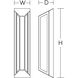 Fulton LED 18 inch Black Outdoor Sconce