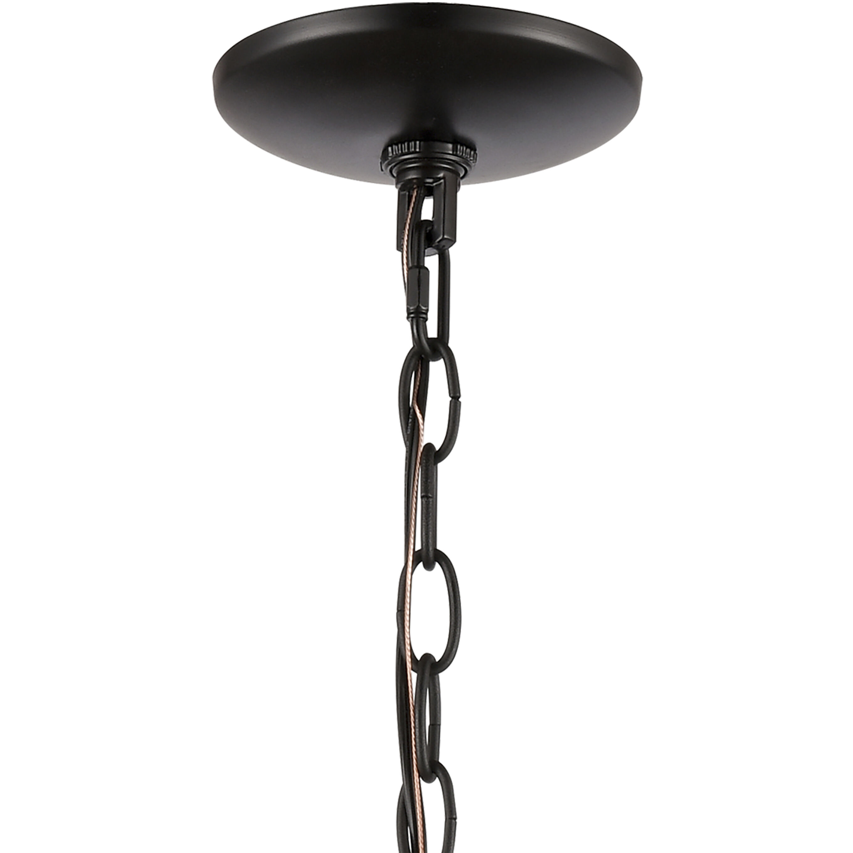 Oakland 3 Light 19 inch Black Chandelier Ceiling Light